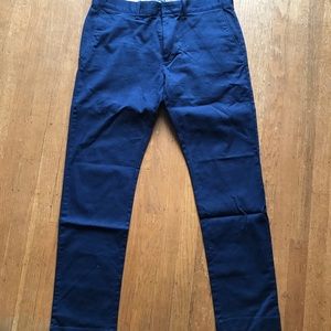 New J. Crew Navy Chinos